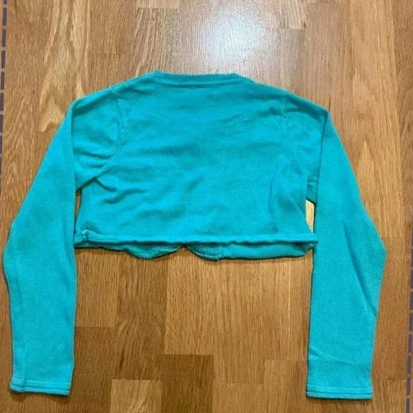 Turquoise blue Orchestra girl's bolero vest 5 years – Very good condition – photo 3